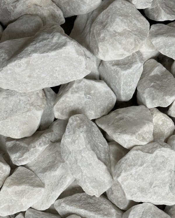 Щебень мраморный белый 40-70мм